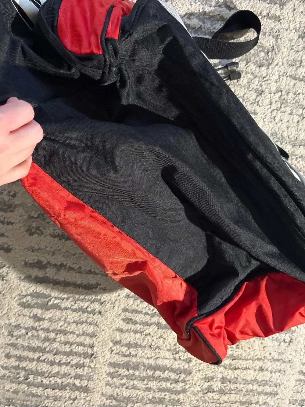 NASCAR dale carnhardt jr #8 red black duffel bag